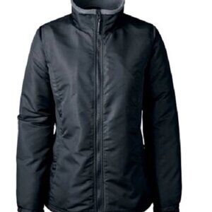 Three Season Jacket Coat Water Repellent Black Cabela's Women's Medium NWT $60